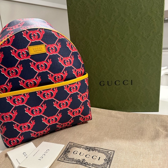 NEW Gucci Kids Interlocking G Backpack